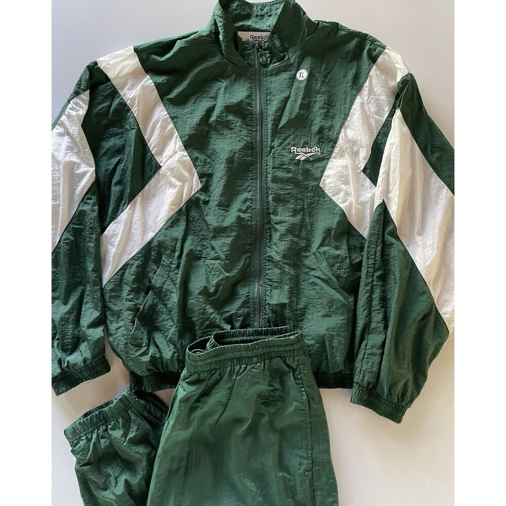 NWOT - Men’s XL Vintage 90’s Reebok Fully Lined Track Suit